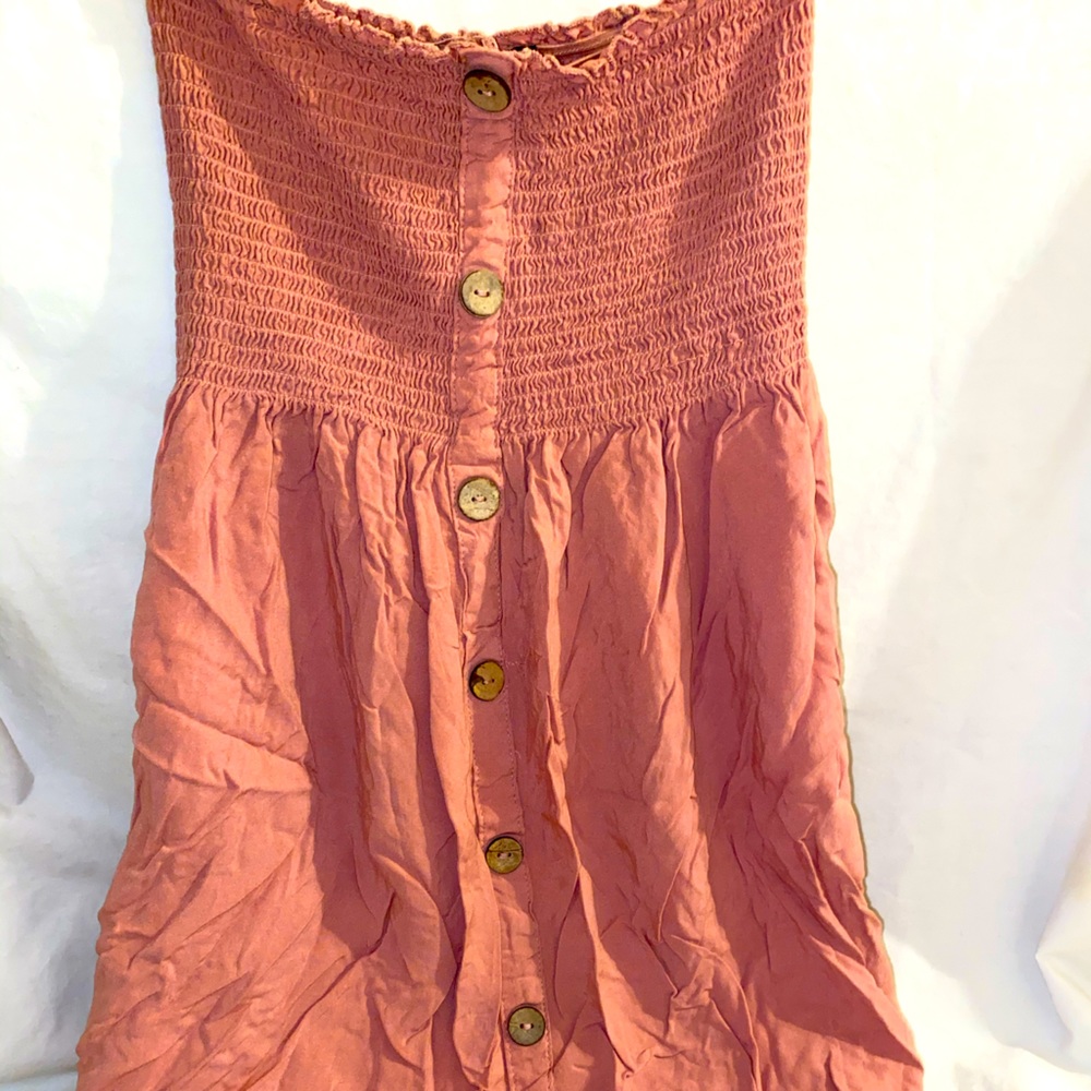 Strapless pink dress or tunic